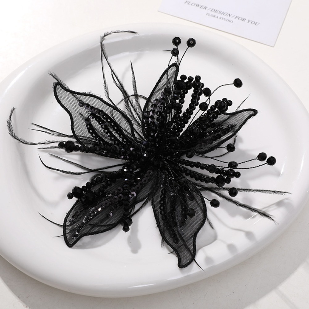 Applique Patch Flower - 1 Buah Hiasan Bunga Organza 3D