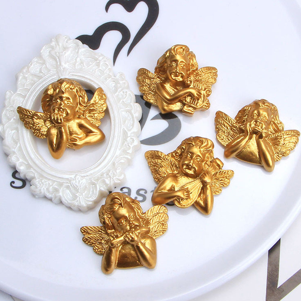 Craft Embellishments - 15 Buah Aksesori Malaikat Resin Kerajinan
