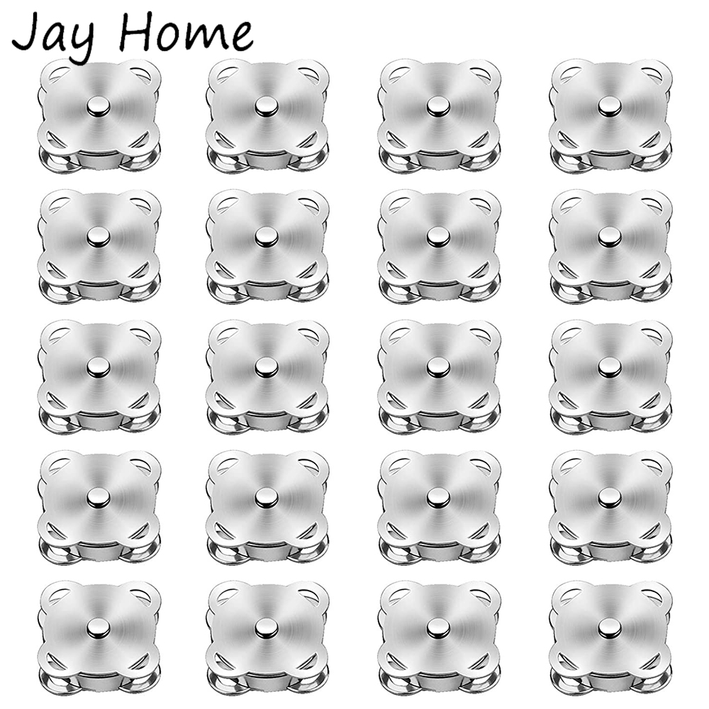 Iron On Stud Set - 20 Set Kancing Magnet Kancing Jepret