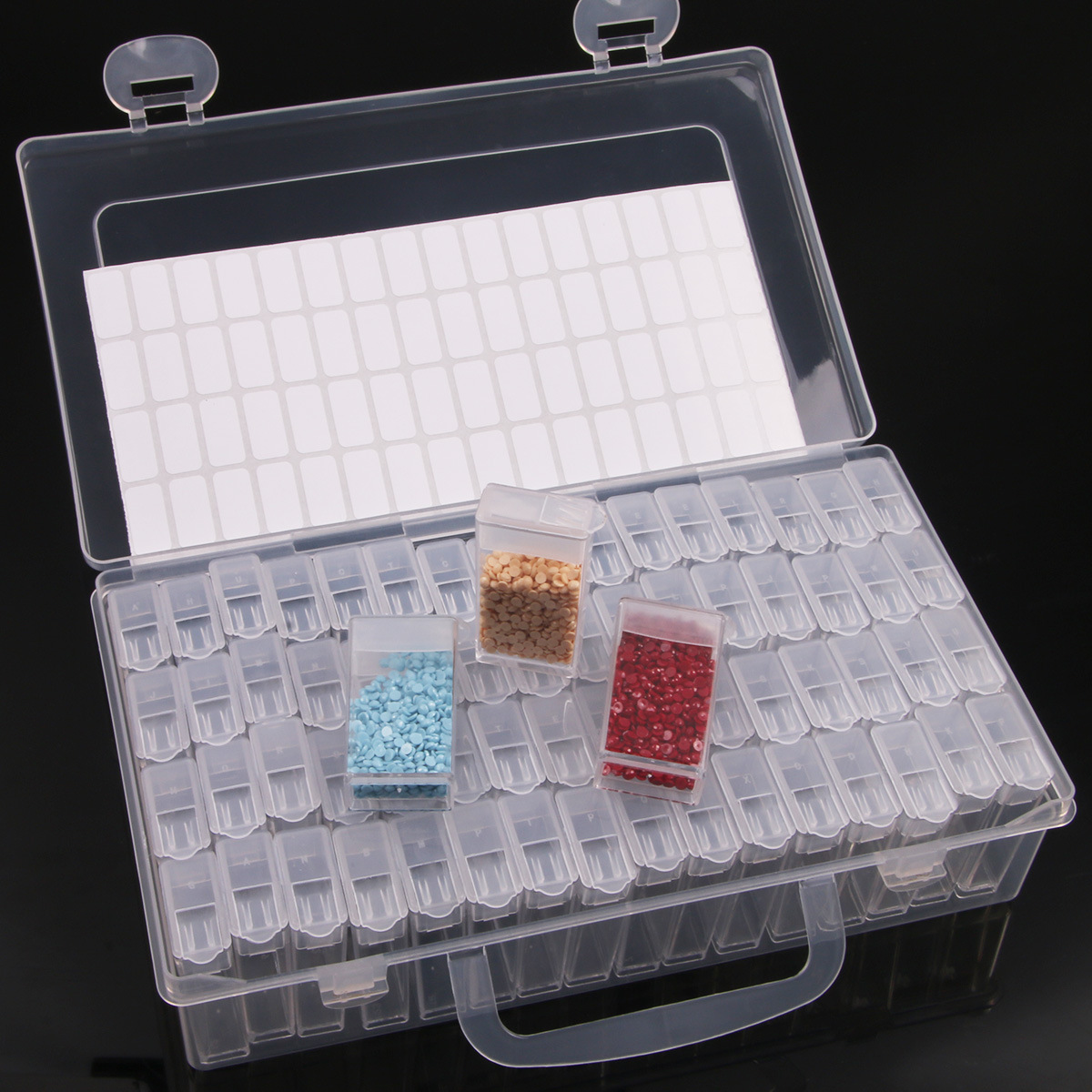 Craft Embellishment Storage - Kotak penyimpanan aksesori alat lukisan berlian