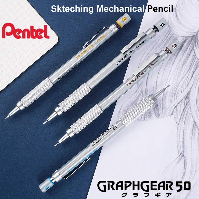 Pentel Pen Energel - Pensil Mekanik Pentel GraphGear 500 Pensil
