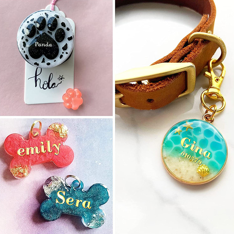 Craft Embellishments - 2 Buah Huruf Dekorasi Alfabet Logam