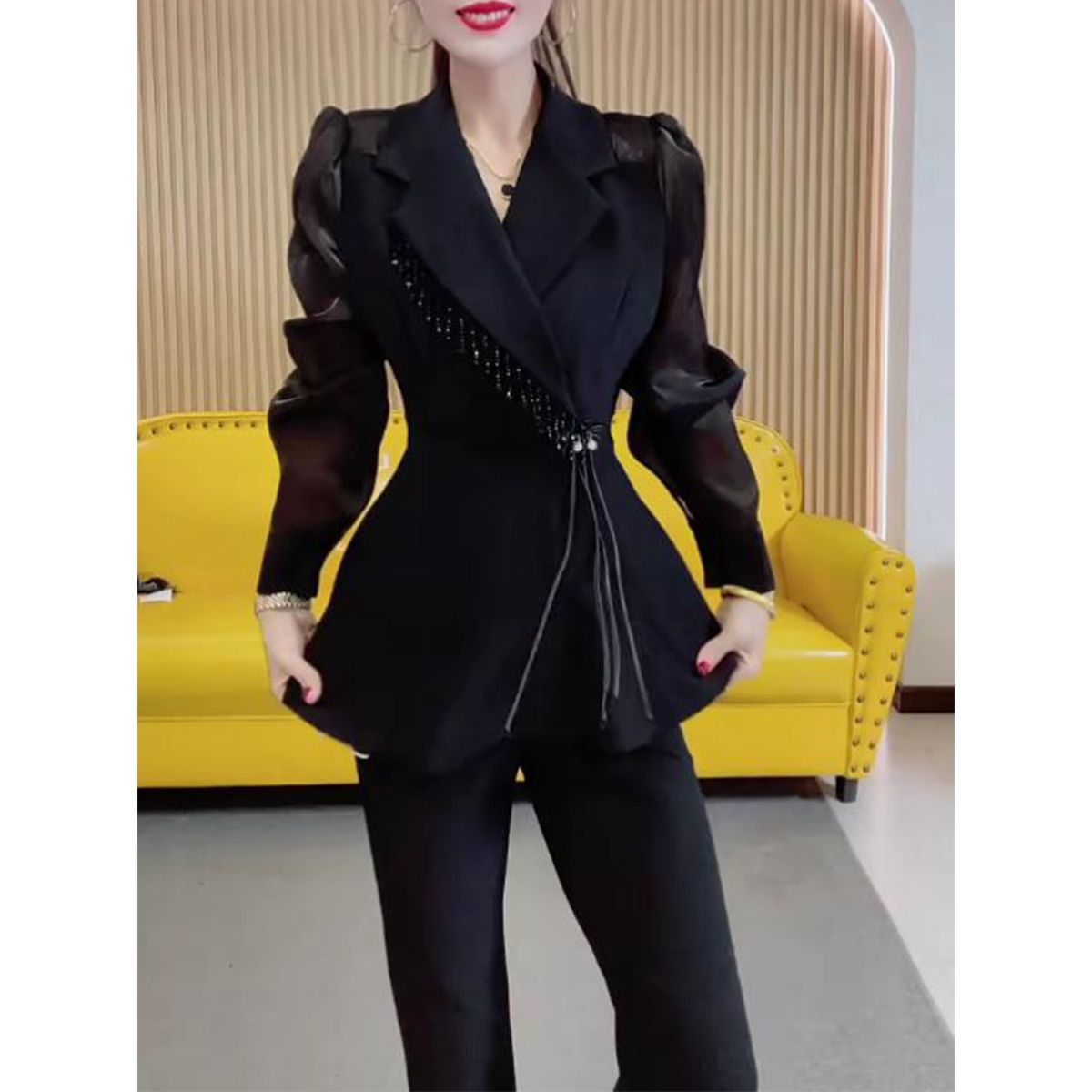 Tassel Fringe Trim - Setelan Gaya Asing Fashion Baru Musim