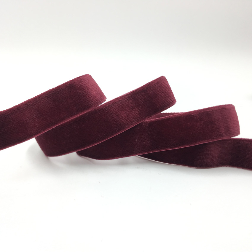 15Mm 5Yar Beludru Elastis Pita - Velvet Ribbon Roll ulasan dan harga
