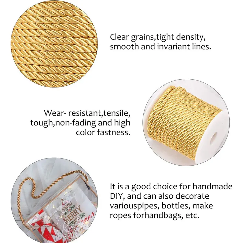 Tali Kuncir 5mm 100 yard, Tali - Cord Trim Twisted ulasan dan harga