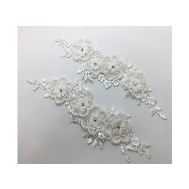 2 Pasang/Banyak Mesh Modis Kos - Applique Patch Flower ulasan dan harga