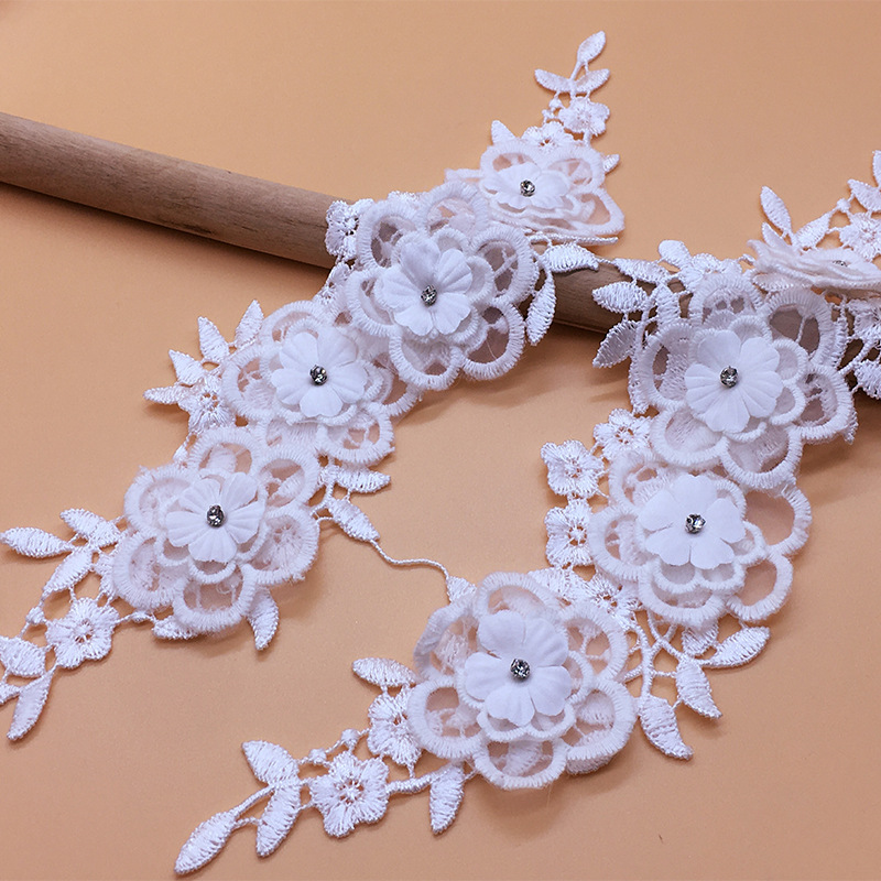 2 Pasang/Banyak Mesh Modis Kos - Applique Patch Flower ulasan dan harga