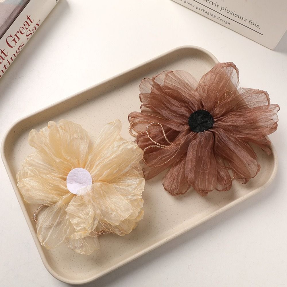Penghias Bunga Kain Organza de - Applique Patch Flower ulasan dan harga