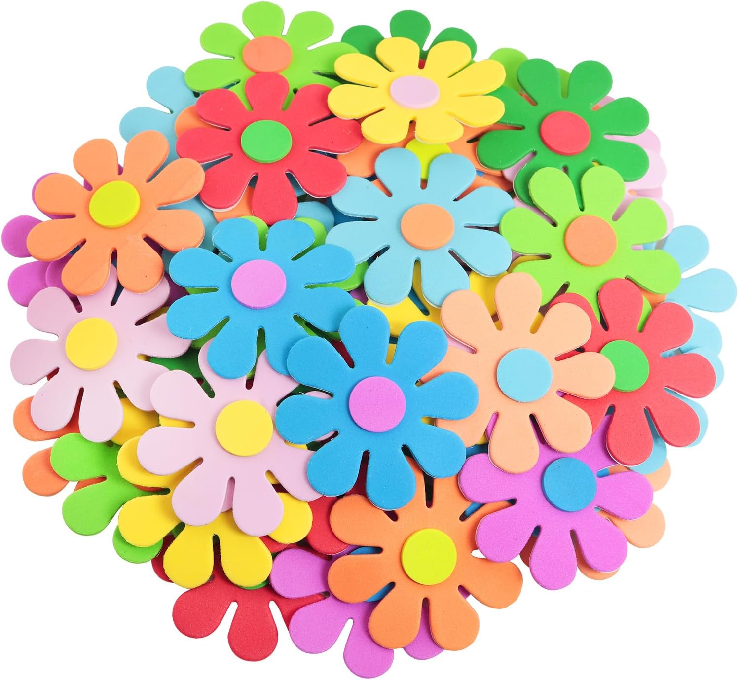 Stiker busa bunga 3D, seni dan - Craft Embellishments ulasan dan harga