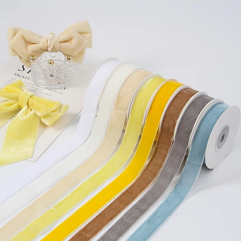 Klasik 5yard 6mm-38mm pita bel - Velvet Ribbon Roll ulasan dan harga
