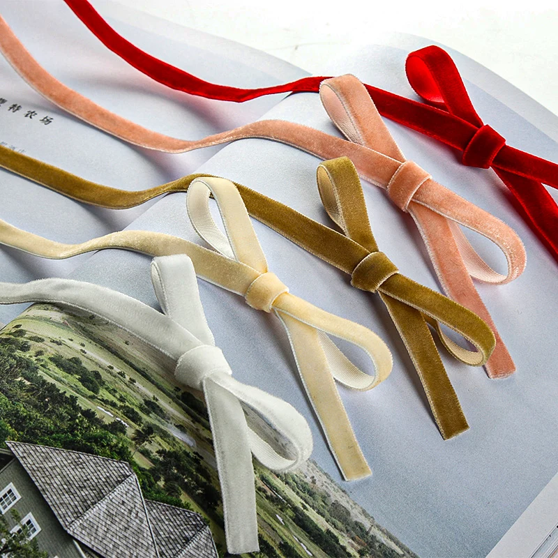 50 Yard/rol Pita Beludru Berbu - Velvet Ribbon Roll ulasan dan harga