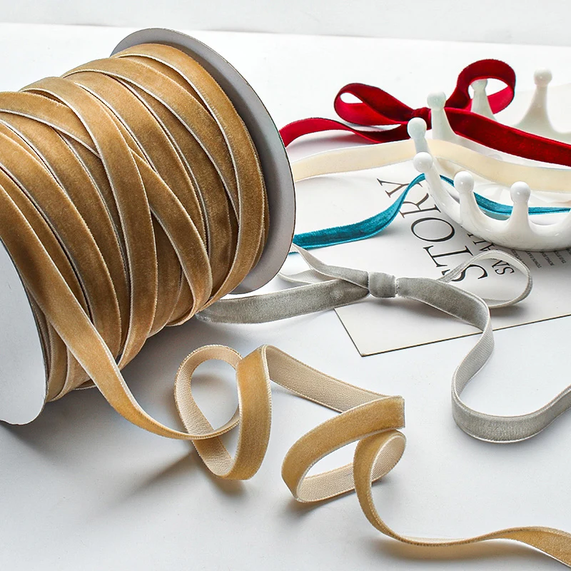 50 Yard/rol Pita Beludru Berbu - Velvet Ribbon Roll ulasan dan harga