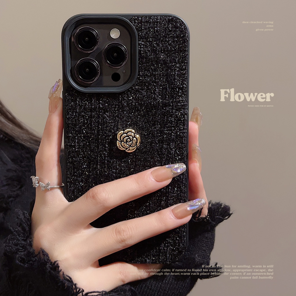 Casing Ponsel Mewah 3D Bunga K - Embroidery Embellishments ulasan dan harga