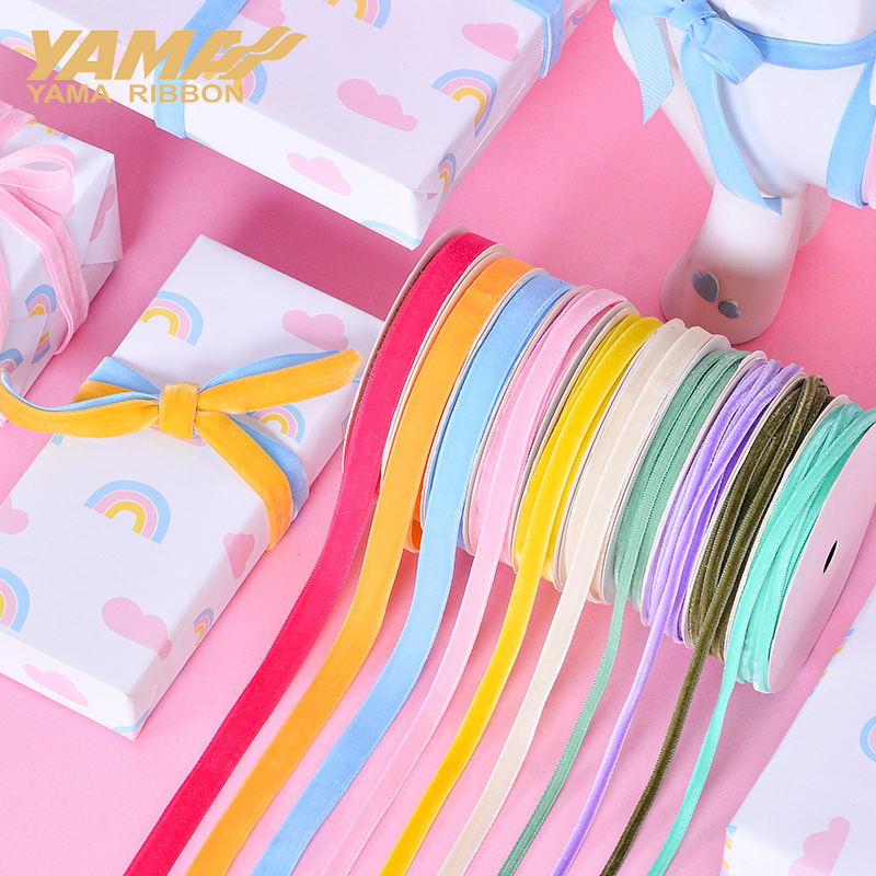 YAMA-pita beludru monokrom, ke - Velvet Ribbon Roll ulasan dan harga