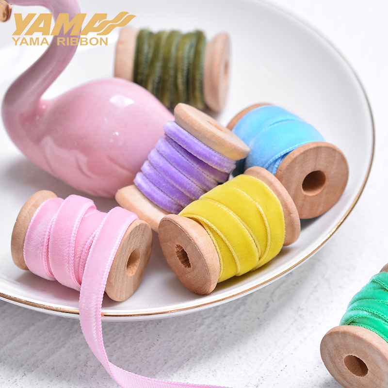 YAMA-pita beludru monokrom, ke - Velvet Ribbon Roll ulasan dan harga