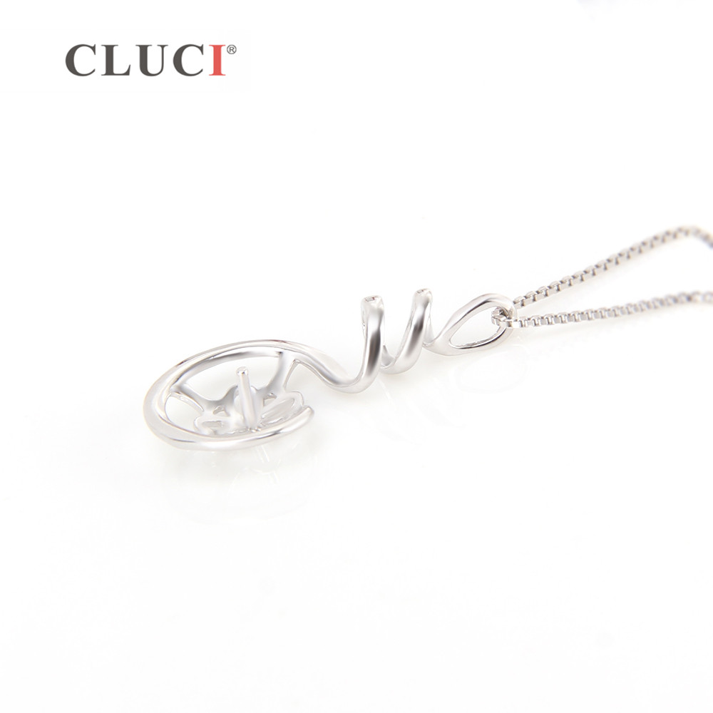 CLUCI 925 Sterling Silver Lion - Pearl Trim Chain ulasan dan harga