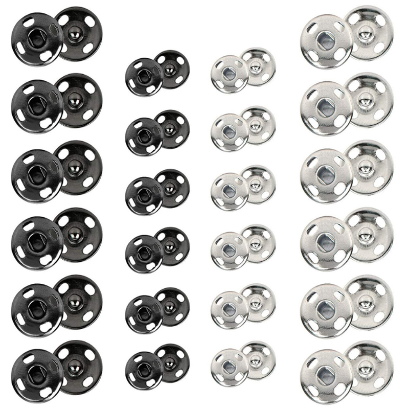 10/50 Set 8-10Mm Kancing Jepre - Iron On Stud Set ulasan dan harga