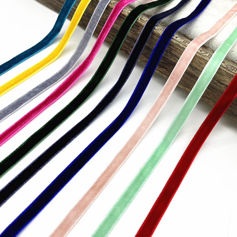 6-38mm pita beludru dekorasi p - Velvet Ribbon Roll ulasan dan harga